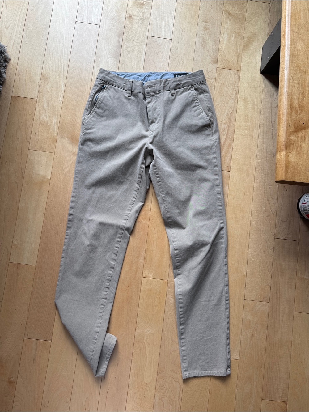 Men's Slim Straight Chinos - tan